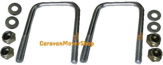 Reich 227 1023 H=10 cm Klemmplatte U Buegel mit Muttern 2 Stueck 0.24 kg