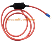 Reich 227-10867  Batterieanschlusskabel  rot mit Sicherungshalter und Sicherung<BR>für Compact, Pro 2.3, Basic 2.3 